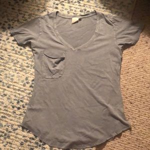 White Crow v-neck shirt